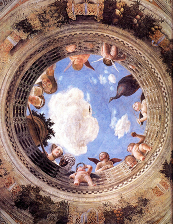 The Camera degli Sposi; Ducal Palace of the Gonzaga Family, 1465-74, Andrea Mantegna