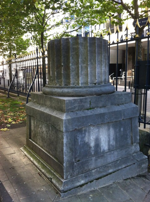 Memorial to victims of the Town Hall accident