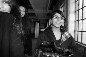 JCC students film making at Coffin Works