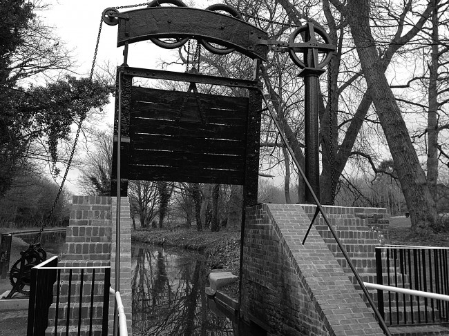 Gullotine Lock photograph by Tracey Thorne