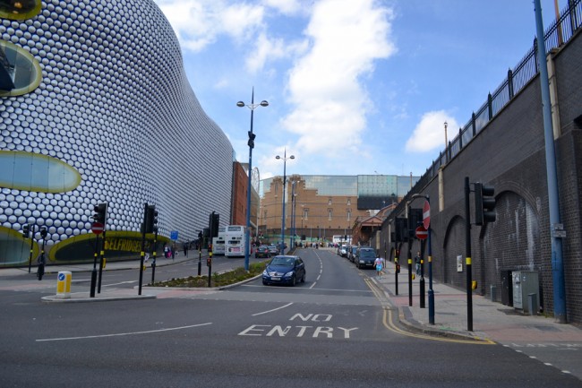 Junction of Park Street and Moor Street where we think Roger le Moul held just some of his numerous burgage plots in 1296.