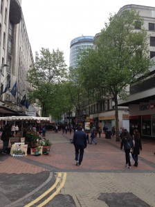 New Street looking down towards what was once the heart of the medieval town.