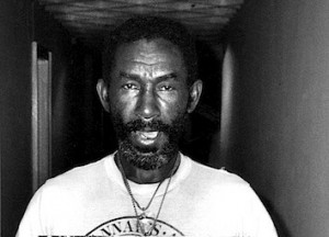 Lee Scratch Perry, Notting Hill, 1987, by Pogus Caesar.